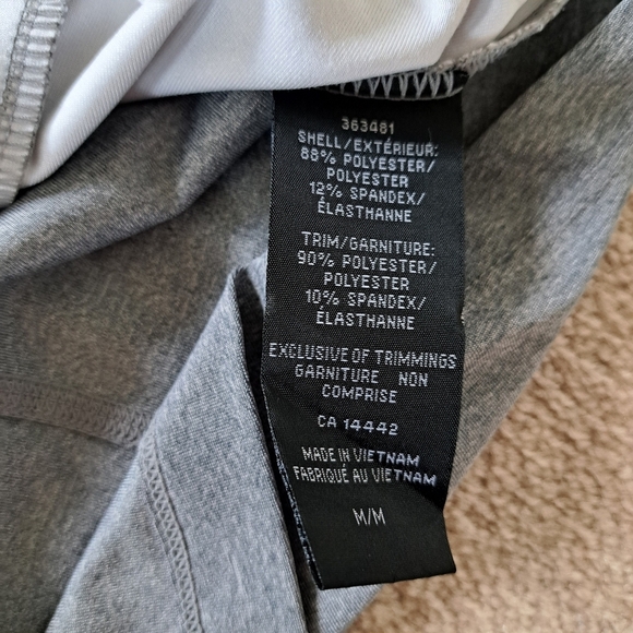 Mondetta Active Jacket Full Zip Stretch Performance Top Medium Grey Purple - Picture 11 of 13